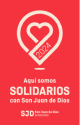 Aquí somos solidarios con Sant Joan de Deu