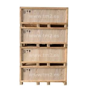 Caja sin madera aserrada