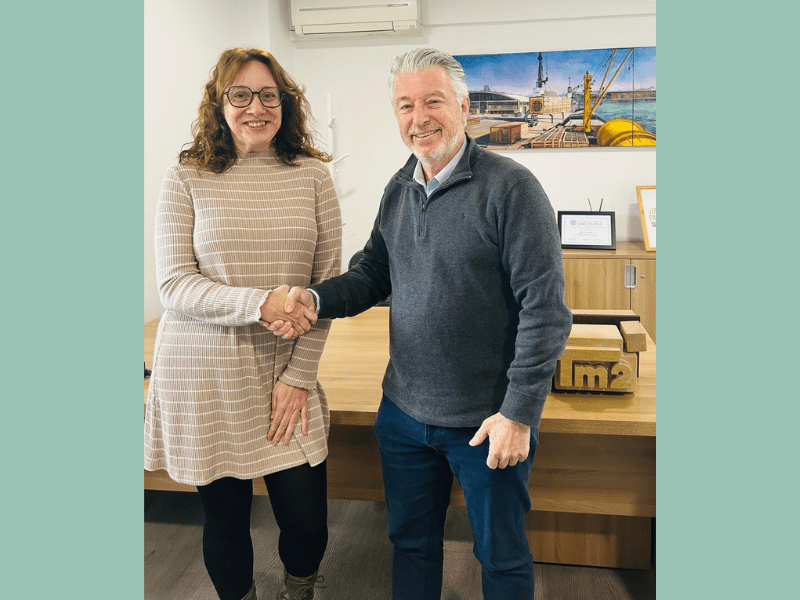 foto en la firma del acuerdo entre Tm2 y BPLIA