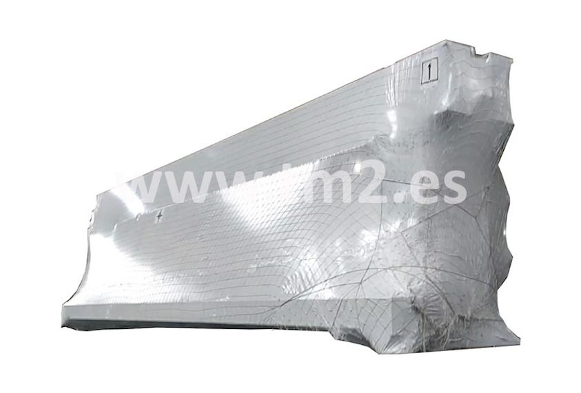 embalaje con plástico retráctil para un filtro industrial