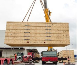 El proceso de carga de los dos embalajes